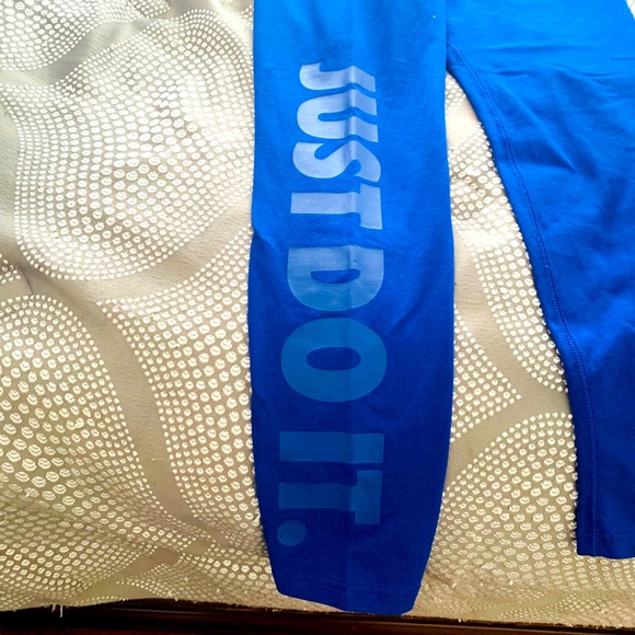 Nike - Just Do It logo blue XL - tights/leggings - Picture 2 of 4